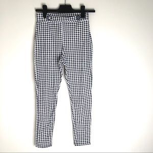 Boohoo Black & White Gingham Skinny Pants